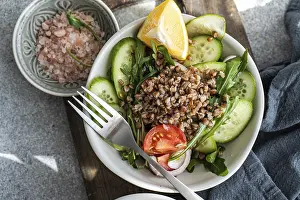 Healthy Lunch Recipes Drucke: A nutritious lunch featuring fresh rocket