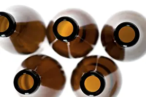 Exempt Plate Photography Drucke: Object on white - Empty Beer bottle