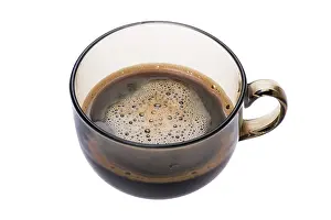 Object On White Background Drucke: Object on white - big cup coffee