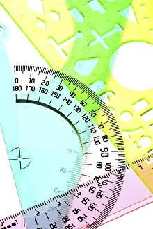 Bright Studio Lighting Drucke: Object on white - Tool for measurement close up