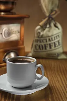 Old Fashioned Coffee Shop Drucke: Objects of coffee