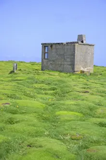 Downpatrick Head Ireland Drucke: Observation post from World War II at Downpatrick Head