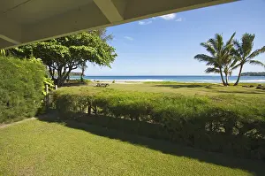Tropical Landscape Drucke: Ocean view from the veranda