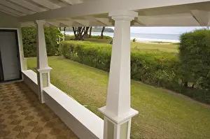 Tropical Paradise Drucke: Oceanfront lanai and view