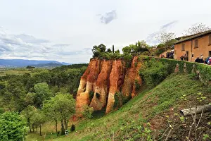 European Natural Preserves Drucke: Ochre Cliffs, Roussillon, Vaucluse