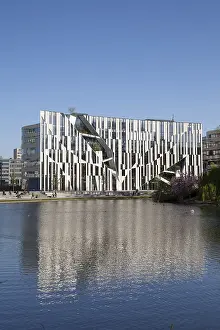 Architectural Photography Europe Drucke: Office building, architect Daniel Libeskind