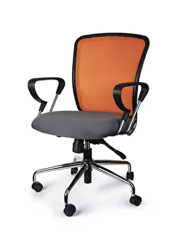 White Background Studio Drucke: office isolated on white background