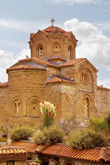 Nordmazedonien Drucke: Ohrid, Nordmazedonien Kirche von St