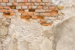 Brick Wall Texture Drucke: Old brick wall