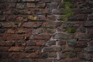 Abstract Background Image Drucke: Old brick wall