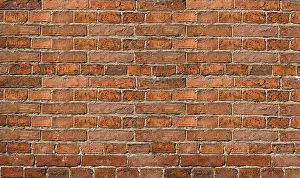 Old Brick Wall Background Drucke: Old brick wall background
