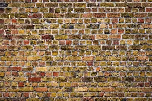 Brick Pattern Design Drucke: Old brick wall texture background