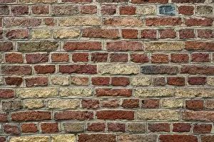 Old Brick Wall Texture Drucke: Old brick wall texture background