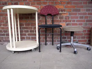 Domestic Waste Management Drucke: Old chairs
