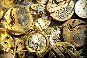 Old Clockwork Germany Drucke: Old clockwork, Germany