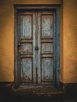 Old Wooden Door Drucke: Old door