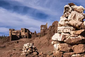 Fortification Building Structure Drucke: An old kasbah that served as a base for nomadic tribes