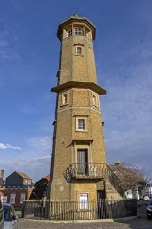 Lighthouses In Great Britain Drucke: Old Lighthouse, High Lighthouse