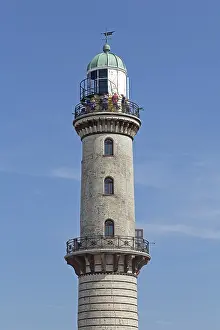 Warnemunde Lighthouse Drucke: Old lighthouse, Warnemunde