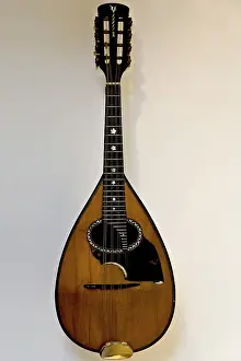 Vintage Musical Instrument Drucke: Old mandolin from 1921