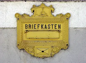 Vintage Postal Service Drucke: Old post-box