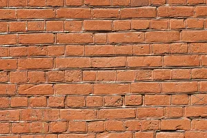 Historic City Centre Photography Drucke: Old red brick wall as background