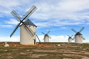 Campo De Criptana Windmill Drucke: Old Spanish windmills, Campo de Criptana