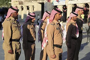 Royal Guard Ceremony Drucke: Old Town of Doha, Changing of the Guard