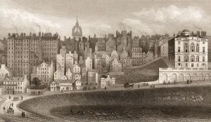 Edinburgh Old Town Drucke: Part of the Old Town, Edinburgh