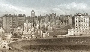 Edinburgh Old Town Drucke: Part of the Old Town, Edinburgh