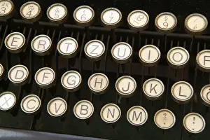 Antique Typewriter Drucke: Old typewriter
