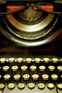 Vintage Typewriters Drucke: Old typewriter