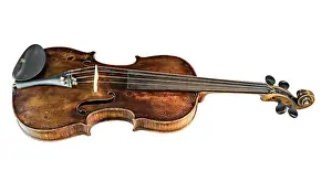 String Instrument Music Drucke: Old violin