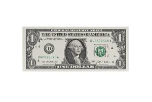 US Dollar Note Drucke: One-dollar-bill