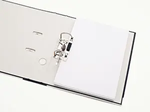 Single Object Photography Studio Drucke: Open ring binder