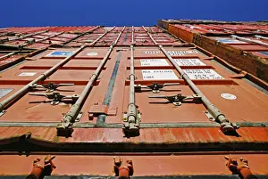 Container Reloading Point Drucke: Open sea container