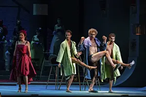 Drucke von Oper L'elisir d'amore, Donizetti, Teatre Principal, Palma, Mallorca, Balearen Inseln, Spanien Oper Drucke: Oper L'elisir d'amore.