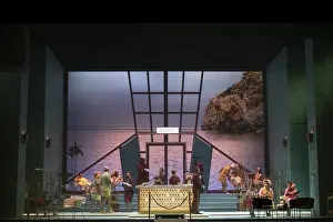 Drucke von Oper L'elisir d'amore, Donizetti, Teatre Principal, Palma, Mallorca, Balearische Inseln, Spanien Palma Drucke: Oper L'elisir d'amore