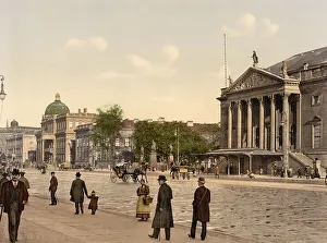 Historical Berlin Images Drucke: The Opera Square, Berlin, 1895