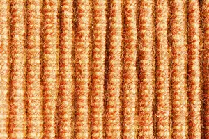 Macro Close Up Shot Drucke: Orange fabric, detail