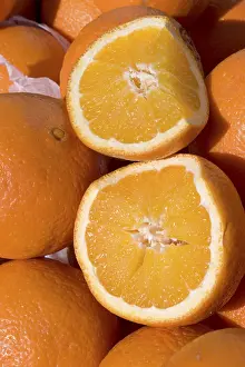 Orange Colored Fruits Drucke: Oranges