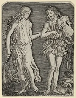 Historical Reproduction Drucke: Orpheus and Eurydice, Eurydice