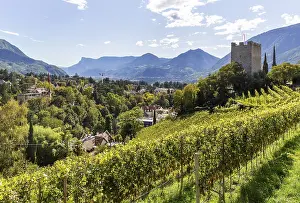South Tyrol Castles Drucke: Former keep of Ortenstein Castle