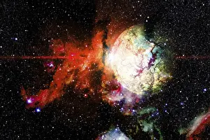 NASA Images Drucke: Outer space. Science fiction cosmos