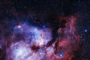 Schöne Galaxie irgendwo im tiefen Weltraum