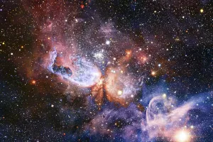 Schöne Galaxie irgendwo im tiefen Weltraum