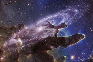 National Aeronautics Space Administration Drucke: Deep space. Awesome science fiction render