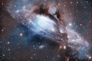 Spiral Galaxy Pictures Drucke: Incredibly beautiful galaxy in outer space
