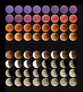 Lunar Eclipse Germany Drucke: Lunar eclipse, 27.07.2018 22.28 to 28