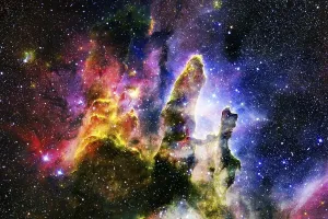 NASA Space Images Drucke: Outer space, cosmic landscape. Nebula